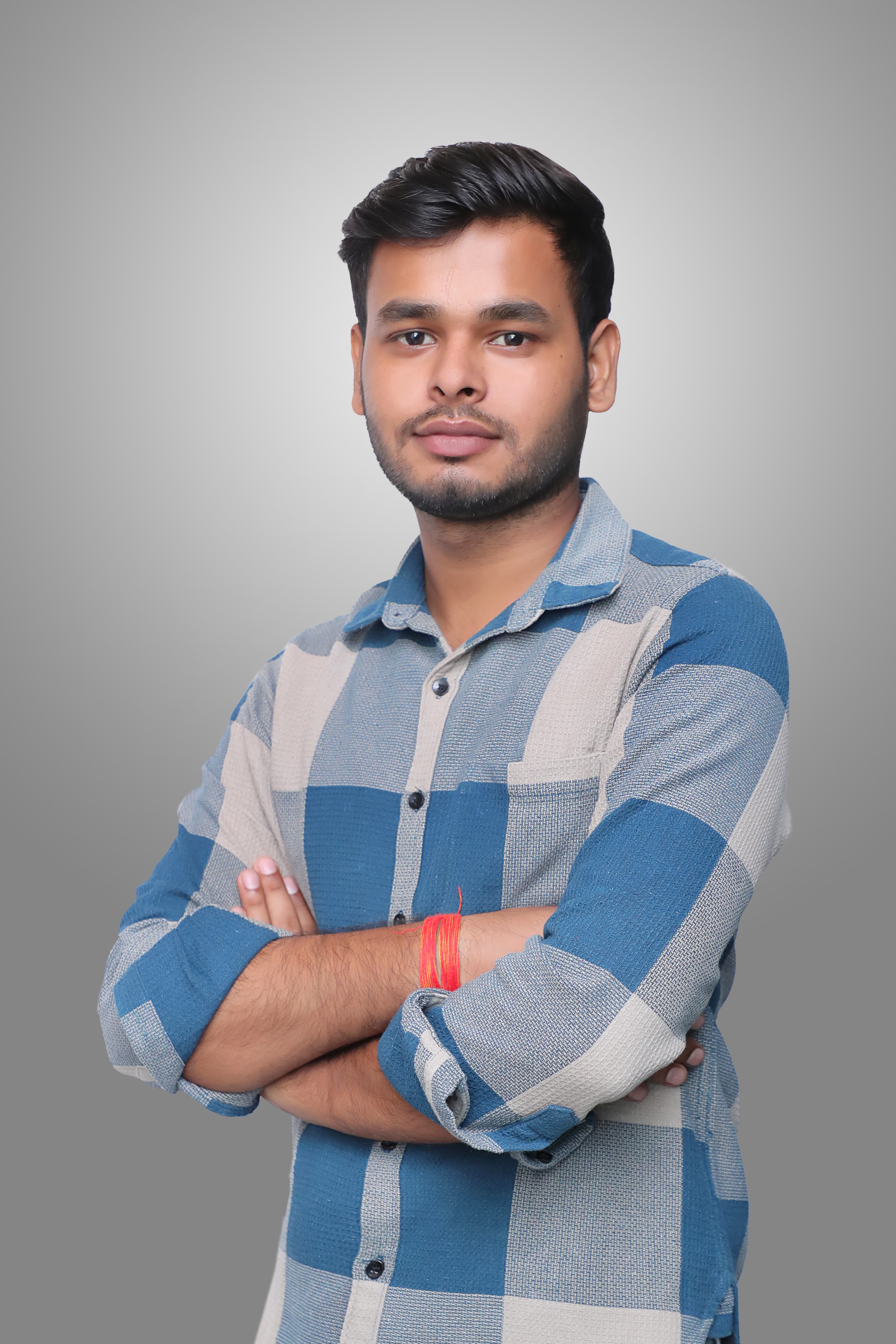 Nitin Pratap Singh with camera at The Family Photo Studio