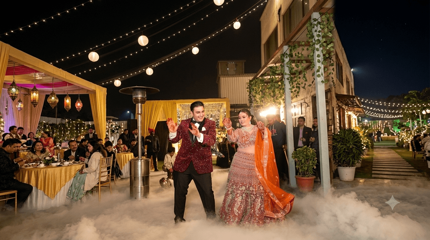 Wedding ceremony candid moment
