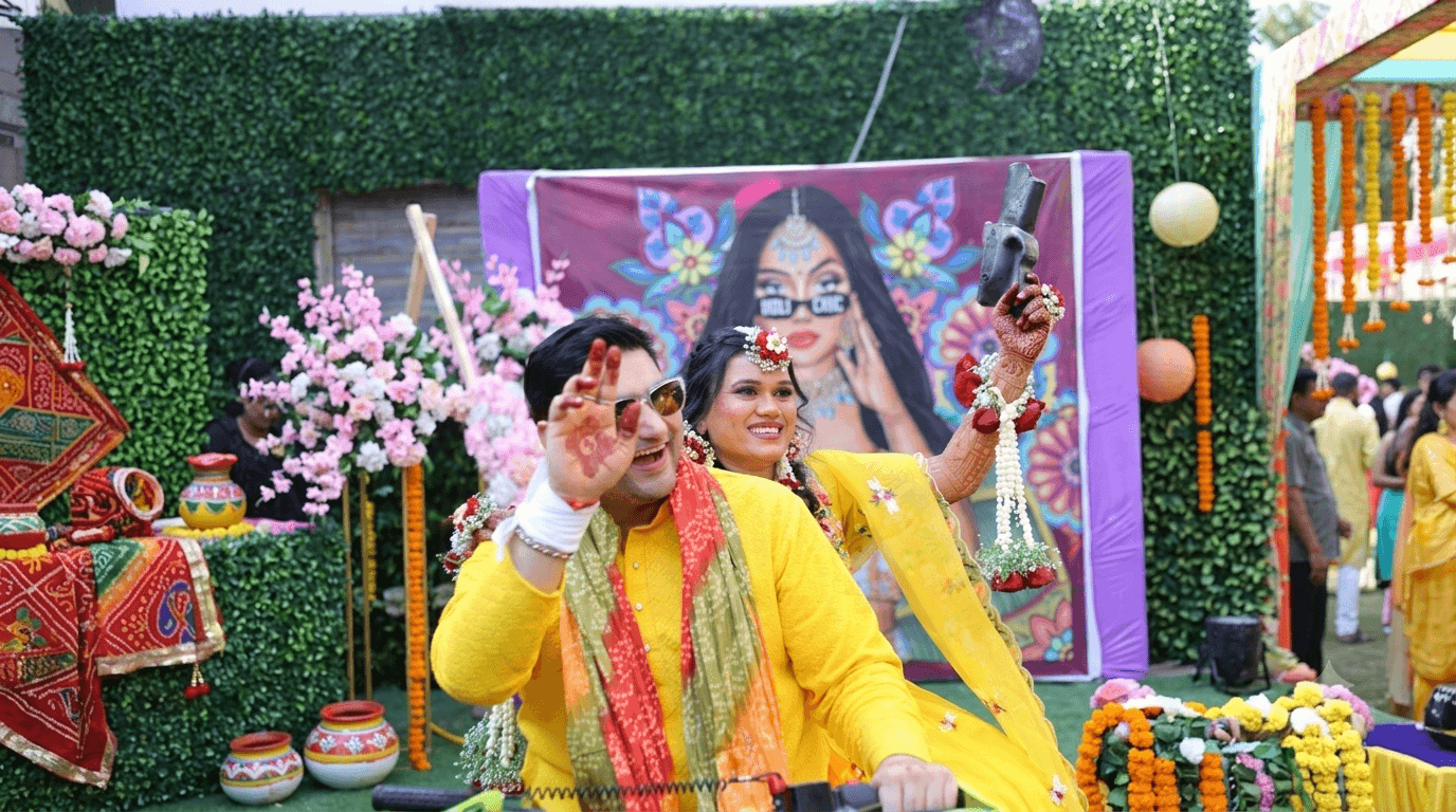 Wedding ceremony candid moment