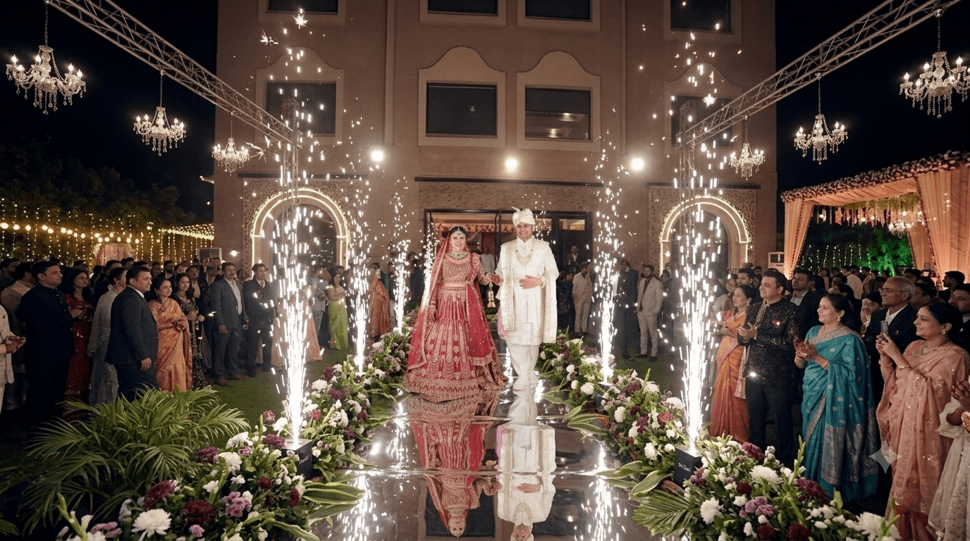 Wedding ceremony candid moment